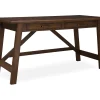 Baldridge Brown Desk - Modern Office Desk with Sturdy Design