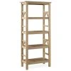 Rockford Rustic Gray 4-Shelf Bookcase | Stylish & Sturdy Bookshelf