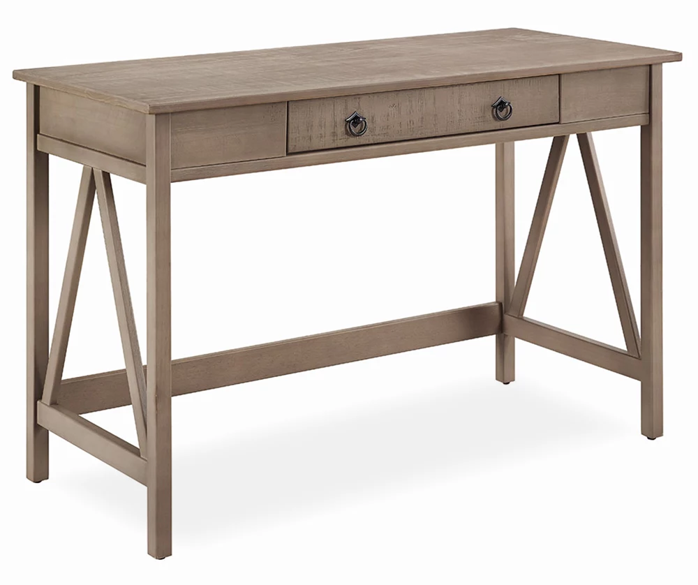 Rockford Rustic Gray Writing Desk - Stylish & Durable Home Office Furniture