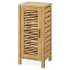 Pierce Bamboo Single Door Floor Cabinet - Eco-Friendly Storage Solution