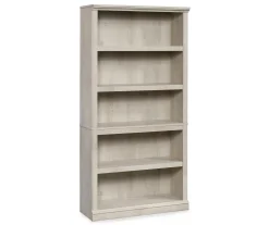 Chalked Chestnut Tan 5-Shelf Bookcase - Stylish & Durable Bookshelf for Home & Office