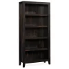 Dakota Char 5-Shelf Pine Bookcase - Stylish and Durable Bookshelf for Home or Office