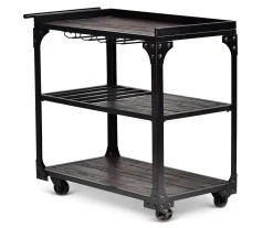 Sherlock Rolling Server Cart - Mobile Storage Solution for Home & Office