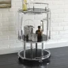 Otero 3-Shelf Serving Cart - Sturdy Storage Cart for Home & Office