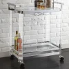 Aerin 2-Shelf Server Cart - Modern Storage Solution for Home & Office