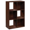 Autumn Cherry 6-Cube Storage Organizer - Versatile Bookshelf & Bookcase for Home, Office, or Dorm