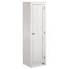 Lincoln Magnolia Oak White Single Door Kitchen Pantry - Elegant Storage Cabinet