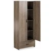 Salinas Rustic Oak Storage Cabinet | Durable & Stylish Home Organizer