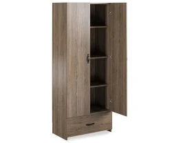 Salinas Rustic Oak Storage Cabinet | Durable & Stylish Home Organizer