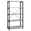 Rustic Farmhouse 5-Tier Bookshelf - Stylish and Durable Bookcase for Home or Office
