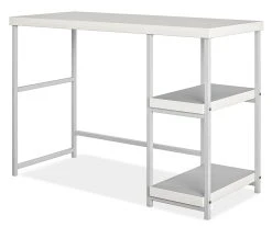 Kids Kevin White Desk - Modern and Durable Study Desk for Children
