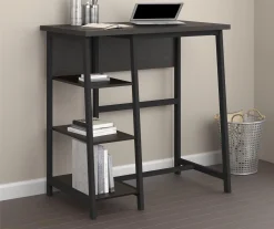 Stoney Espresso Standing Desk - Adjustable Height Ergonomic Office Desk