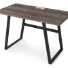 Arlenbry Gray Desk - Modern Stylish Home Office Furniture