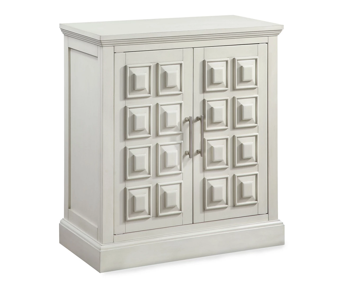 Hailey White 2-Door Accent Cabinet - Stylish Storage Solution