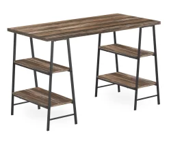 Monarch Sawhorse Office Desk - Stylish and Functional Workspace