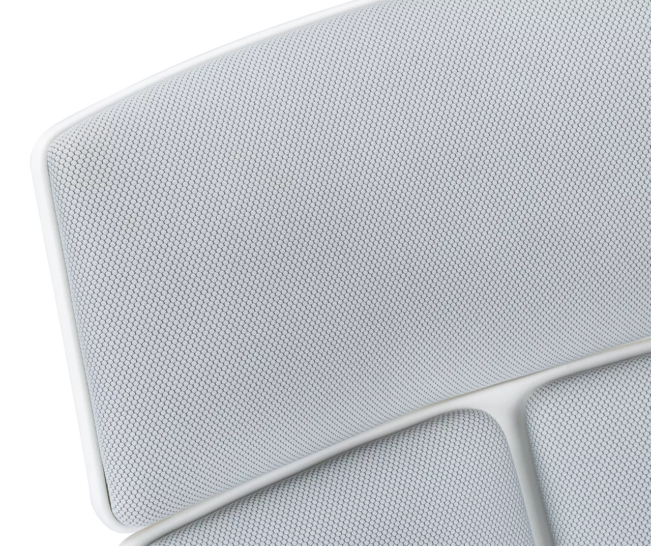 White & Gray Executive Office Chair - Ergonomic High-Back Desk Chair with Lumbar Support - Image 6