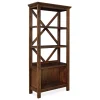 Baldridge 4-Shelf Bookcase - Sturdy & Stylish Bookshelf for Home & Office