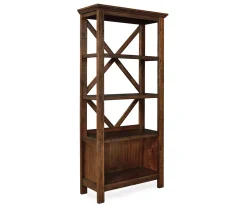 Baldridge 4-Shelf Bookcase - Sturdy & Stylish Bookshelf for Home & Office