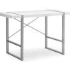 Monarch Paneled Metal Computer Desk - Stylish & Durable Home Office Furniture