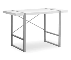 Monarch Paneled Metal Computer Desk - Stylish & Durable Home Office Furniture