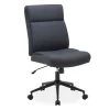 Real Living Villa Park Upholstered Armless Office Chair | Ergonomic & Comfortable | Modern Design
