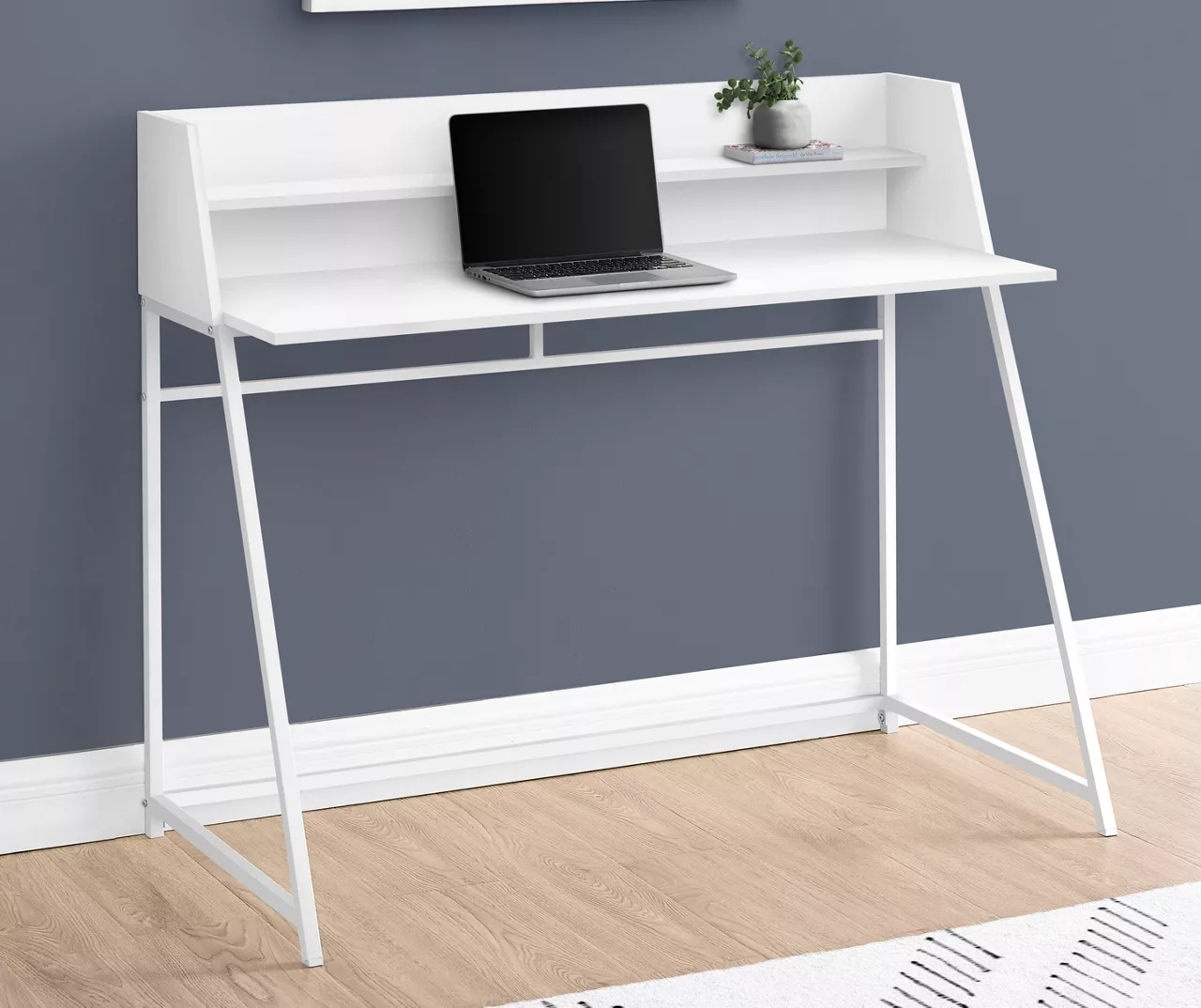 Monarch Office Desk With Hutch - Stylish & Functional Modern Desk for Home & Office - Image 10