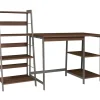 Soho 2-Piece Wooden Desk & Bookcase Set - Stylish and Functional Furniture for Home Office