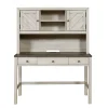 Riverwood Desk With Hutch & USB Charging - Stylish Modern Office Desk for Home & Office