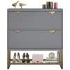 CosmoLiving Brielle Entryway Shoe Storage Cabinet - Stylish & Functional Organization Solution