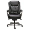 Baxter Black Big & Tall Bonded Leather Office Chair - Ergonomic Executive Chair with Comfortable Padding and Adjustable Features