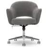 Valetta Gray Microfiber Office Chair – Ergonomic & Comfortable Seat