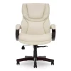 Conway Ivory Big & Tall Bonded Leather Office Chair - Ergonomic & Comfortable