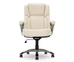 Serta Garret Executive Bonded Leather Office Chair - Ergonomic Design & Comfort for Professionals