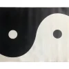 Black & White Yin-Yang Desk Mat - Non-Slip Large Mouse Pad (34" X 47") for Office & Home Desks