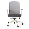 Atto Off-White & Gray Modern Office Chair – Ergonomic Design for Comfort & Style